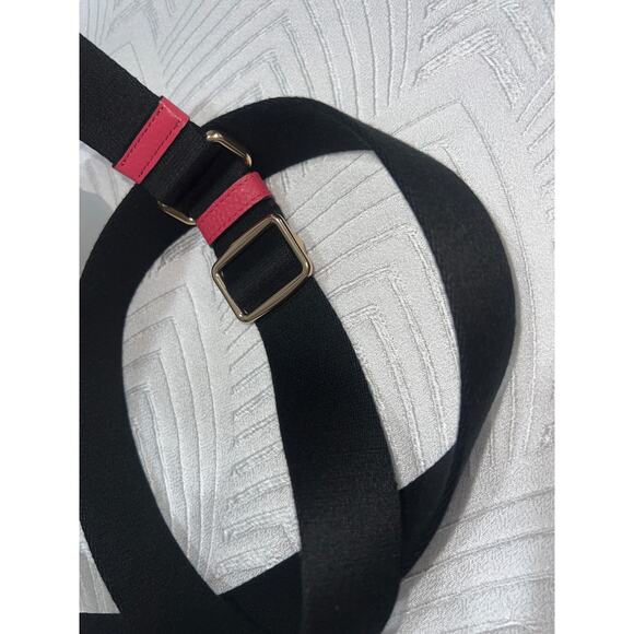 Coach Mini Dempsey Camera Bag Signature Jacquard Stripe With Patch - Picture 10 of 10